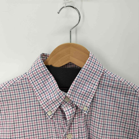 ラルフローレン RALPH LAUREN CUSTOM FIT スモールポニー刺繍 チェック BD S/S シャツ メンズ JPN:S
