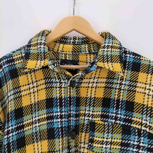 ザラ ZARA ツイードシャツジャケット メンズ JPN:L