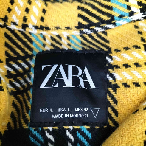 ザラ ZARA ツイードシャツジャケット メンズ JPN:L