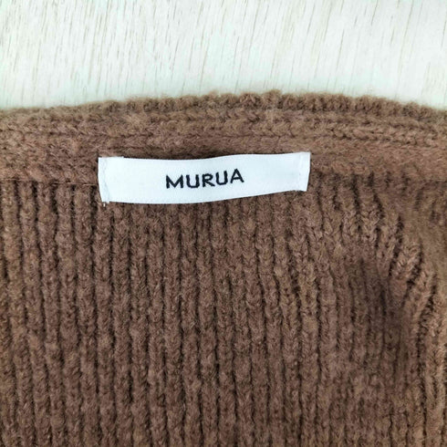 ムルーア MURUA オーバーボリュームニットカーデ レディース FREE