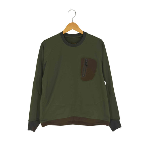 アンドワンダー and wander BACKNAP RAISING PULLOVER バックナップ ライジング プルオーバー スウェット メンズ JPN:2