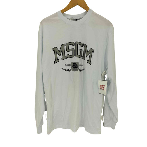 エムエスジーエム MSGM LONG SLEEVE TEE レディース import:XS