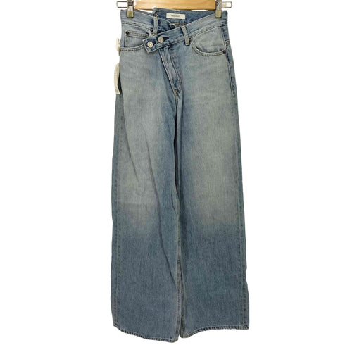 マウジー moussy CROSS WAIST WIDE STRAIGHT レディース 0
