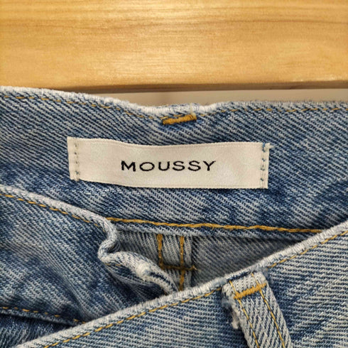 マウジー moussy CROSS WAIST WIDE STRAIGHT レディース 0