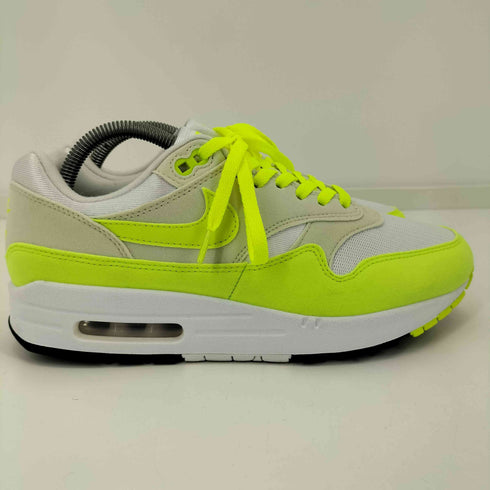 ナイキ NIKE W AIR MAX 1 WHITE/VOLT-SEA GLASS-BLACK メンズ JPN:26