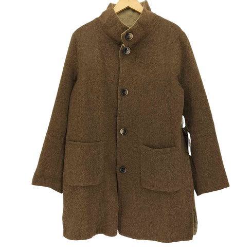 TRAVEL SMITH アルパカ ウール混 リバーシブル スタンドカラー コート メンズ import:S
