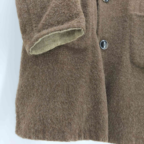 TRAVEL SMITH アルパカ ウール混 リバーシブル スタンドカラー コート メンズ import:S