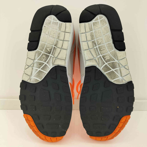 ナイキ NIKE W AIR MAX 1 NEUTRAL GREY/SAFETY ORANGE-WHITE-BLACK メンズ JPN:26