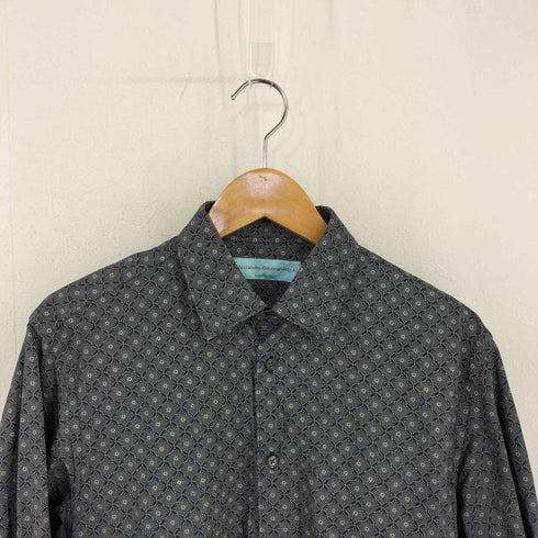 ALESSANDRO GHERARDESCHI イタリア製 コットン 総柄シャツ メンズ import:M