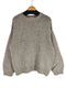 トリコジャンマルク TRICOTS JEAN MARC HUGO モヘア混 クルーネックニット レディース