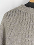 トリコジャンマルク TRICOTS JEAN MARC HUGO モヘア混 クルーネックニット レディース