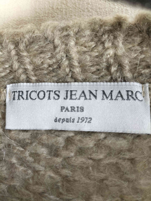 トリコジャンマルク TRICOTS JEAN MARC HUGO モヘア混 クルーネックニット レディース