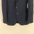 ユナイテッドアローズグリーンレーベルリラクシング UNITED ARROWS green label relaxing サマーウール混 濃紺 ストライプ リネンテーラードジャケット メンズ JPN:48