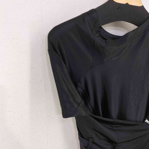 バジュラ bajra アセテート アシンメトリー変形トップス Excela ZIPPER レディース JPN:0