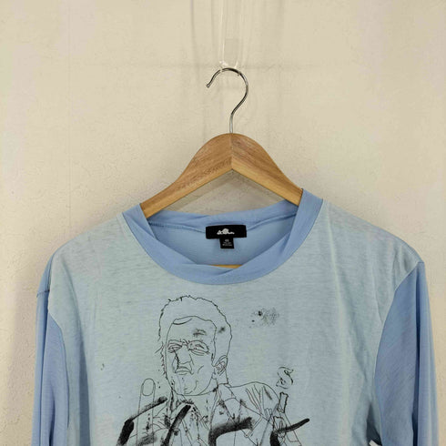 ラッドミュージシャン LAD MUSICIAN 旧タグ バイカラー 片面プリント L/S TEE メンズ JPN:46