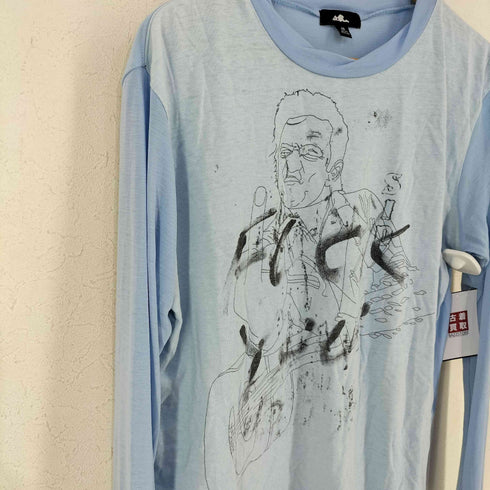 ラッドミュージシャン LAD MUSICIAN 旧タグ バイカラー 片面プリント L/S TEE メンズ JPN:46