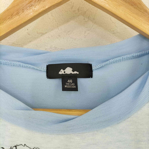 ラッドミュージシャン LAD MUSICIAN 旧タグ バイカラー 片面プリント L/S TEE メンズ JPN:46