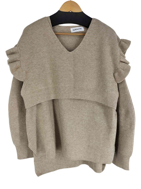 ヘリンドットサイ HeRIN.CYE 22aw Layered frill tops レディース
