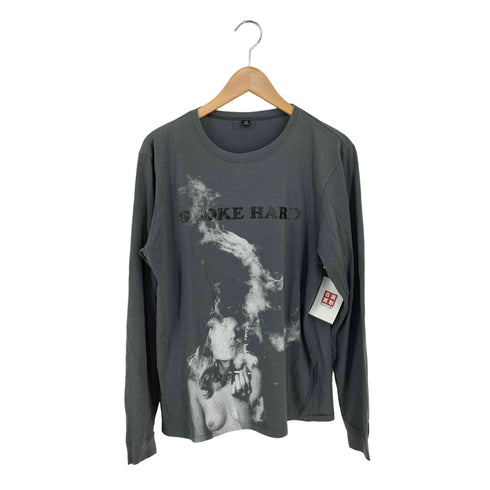 ラッドミュージシャン LAD MUSICIAN 旧タグ smoke hard 片面プリント L/S TEE メンズ JPN:44