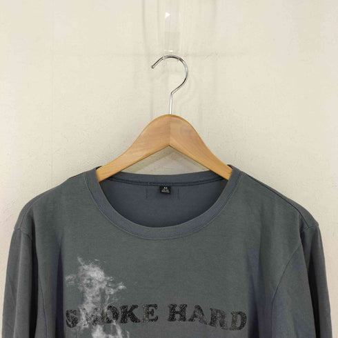 ラッドミュージシャン LAD MUSICIAN 旧タグ smoke hard 片面プリント L/S TEE メンズ JPN:44