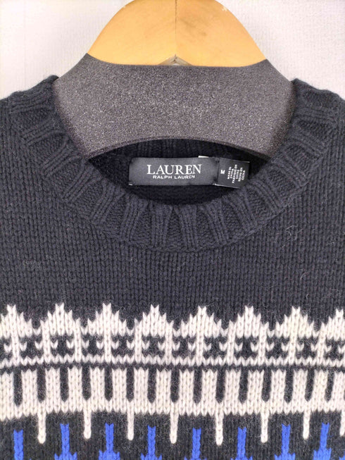 ローレンラルフローレン LAUREN RALPH LAUREN フェアアイルウールブレンドクルーネック セーター レディース import:M