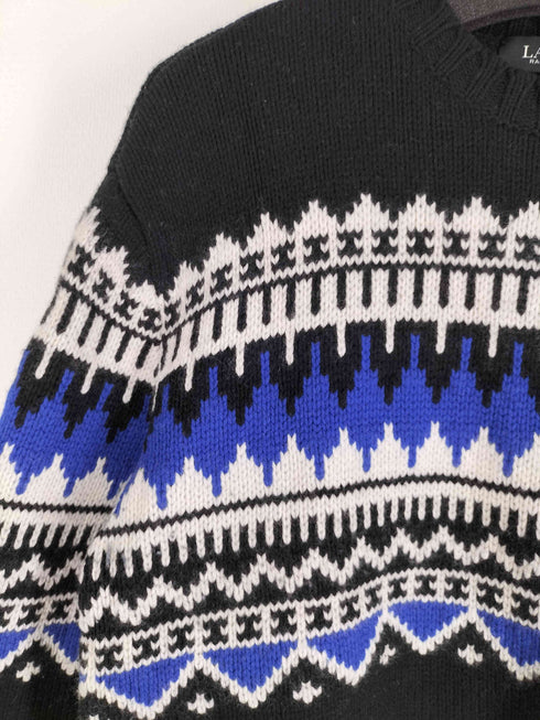 ローレンラルフローレン LAUREN RALPH LAUREN フェアアイルウールブレンドクルーネック セーター レディース import:M