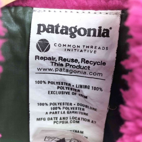 パタゴニア patagonia 11AW ロゴパッチ フリース ベスト レディース import:XS