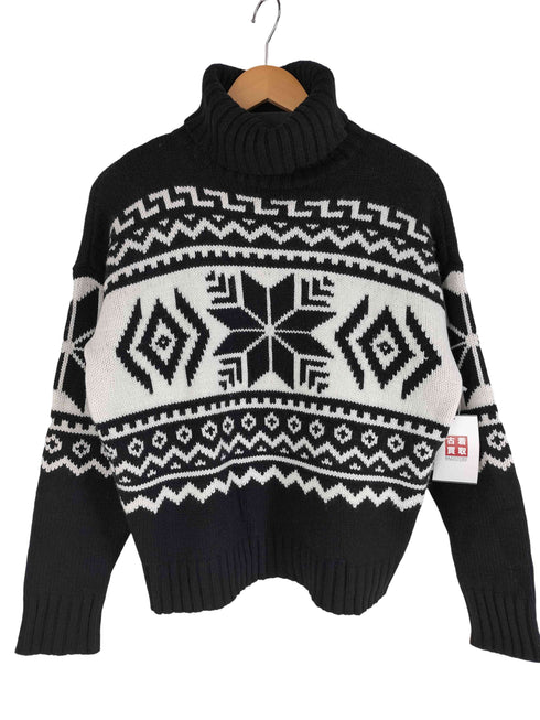 ローレンラルフローレン LAUREN RALPH LAUREN Fair Isle Wool-Blend Roll-Neck Jumper フェアアイル ウールブレンド ロールネック ニット レディース import:M