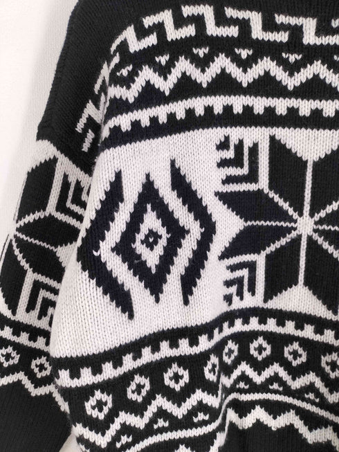ローレンラルフローレン LAUREN RALPH LAUREN Fair Isle Wool-Blend Roll-Neck Jumper フェアアイル ウールブレンド ロールネック ニット レディース import:M