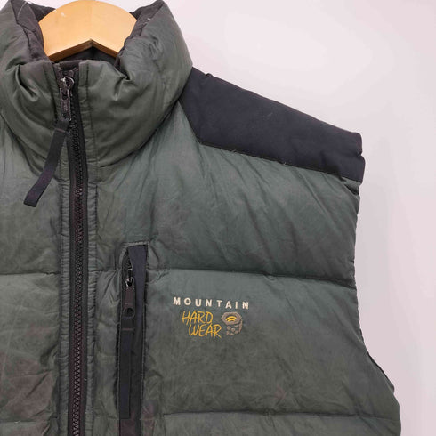 マウンテンハードウェア MOUNTAIN HARDWEAR ロゴ刺繍 ナイロン ダウン ベスト メンズ import:XS