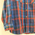 70-80S PRIVATE PROPERTY USA製 タータンチェック フラップポケット フランネルシャツ ネルシャツ メンズ import:L