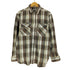 リー Lee 90S 日本製 タータンチェック フラップポケット フランネルシャツ ネルシャツ メンズ import:M