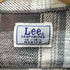 リー Lee 90S 日本製 タータンチェック フラップポケット フランネルシャツ ネルシャツ メンズ import:M