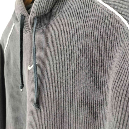 ナイキ NIKE 00S フロント刺繍コットンリブプルオーバーパーカー メンズ JPN:XL