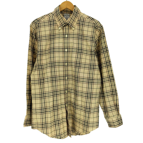 ブルックスブラザーズ 346 BROOKS BROTHERS THE ORIGINAL POLO SHIRT タータンチェック B.D シャツ メンズ import:M