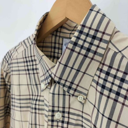 ブルックスブラザーズ 346 BROOKS BROTHERS THE ORIGINAL POLO SHIRT タータンチェック B.D シャツ メンズ import:M