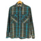 80-90S PRIVATE PROPERTY USA製 タータンチェック フラップポケット フランネルシャツ ネルシャツ メンズ import:M