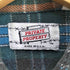 80-90S PRIVATE PROPERTY USA製 タータンチェック フラップポケット フランネルシャツ ネルシャツ メンズ import:M
