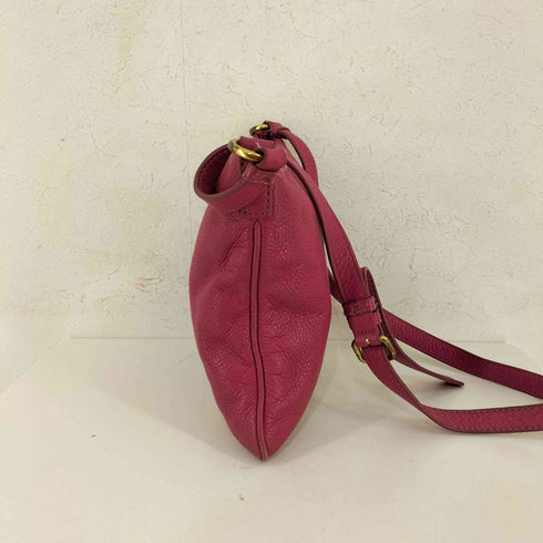 マークバイマークジェイコブス Marc by Marc Jacobs ロゴプレート シボ革ショルダーバッグ レディース