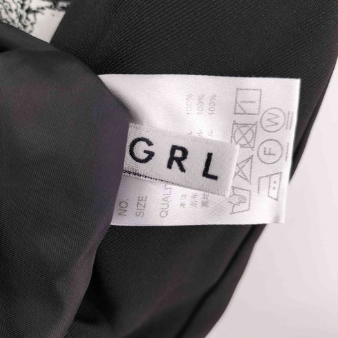 グレイル GRL トワルドジュイ柄ボウタイフリルワンピース レディース JPN:M
