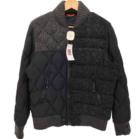 ディーゼル DIESEL キルティング アルパカ 切替 ダウンブルゾンジャケット メンズ import:M