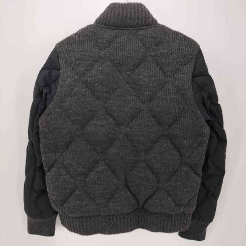 ディーゼル DIESEL キルティング アルパカ 切替 ダウンブルゾンジャケット メンズ import:M