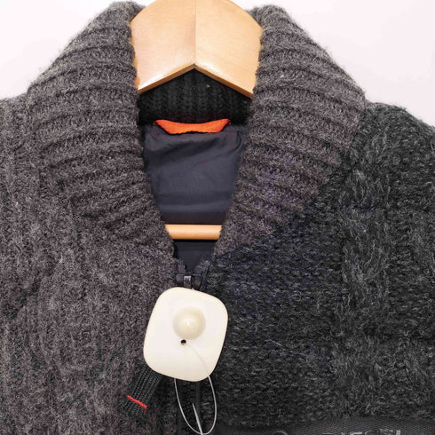 ディーゼル DIESEL キルティング アルパカ 切替 ダウンブルゾンジャケット メンズ import:M