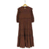 ザラ ZARA EMBROIDERED MIDI DRESS 刺繍 アイレット ワンピース レディース import:M
