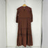 ザラ ZARA EMBROIDERED MIDI DRESS 刺繍 アイレット ワンピース レディース import:M