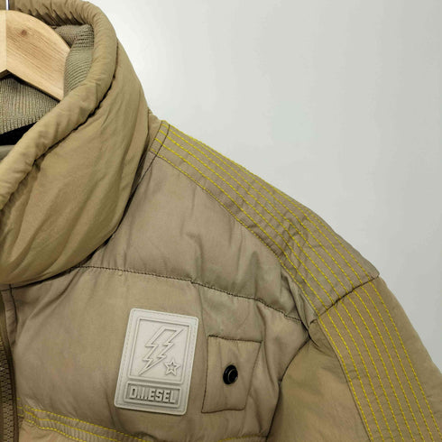 ディーゼル DIESEL 2021AW グレン・マーティンス期 W-BRIGGS 切り替え フルジップスタンド 中綿 ジャケット メンズ import:M
