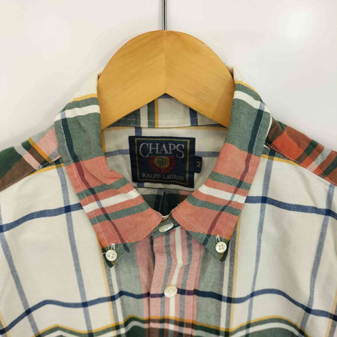 チャップスラルフローレン CHAPS RALPH LAUREN ボタンダウン L/S オーバーサイズ チェック シャツ メンズ JPN:M