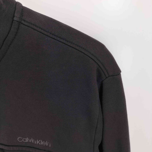 カルバンクライン CALVIN KLEIN Soft Touch Fleece マルチポケット ロゴ刺繍 スウェット地 トラックジャケット メンズ import:M
