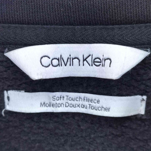 カルバンクライン CALVIN KLEIN Soft Touch Fleece マルチポケット ロゴ刺繍 スウェット地 トラックジャケット メンズ import:M