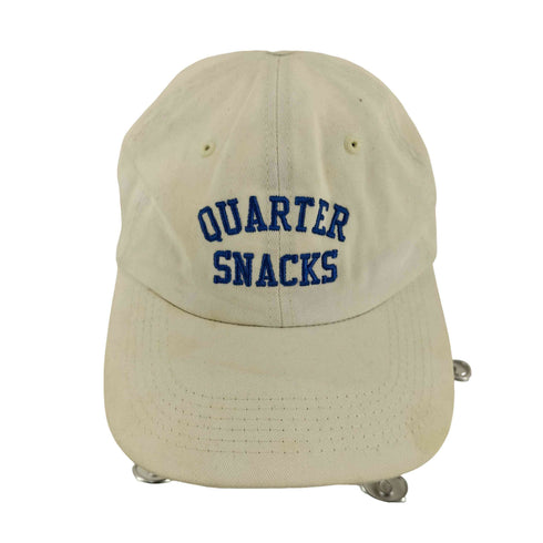 クウォータースナックス QUARTER SNACKS スナップバック ブランド刺繍 6パネルキャップ メンズ